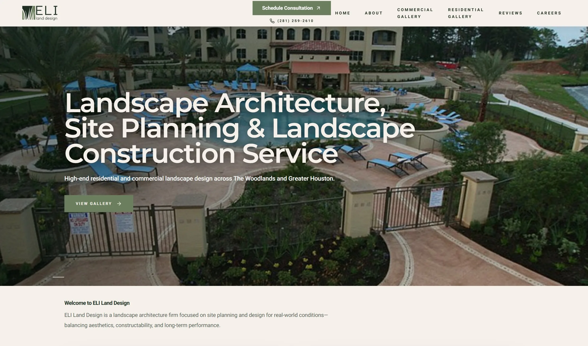 ELI Land Design SDL rebuild preview — awaiting client launch approval